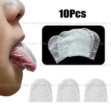 10Pcs Disposable Tongue Cover Medicinal Oral ...