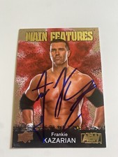 Frankie Kazarian AEW Signed 2021 Upperdeck Gold Main Features Card # MF-17