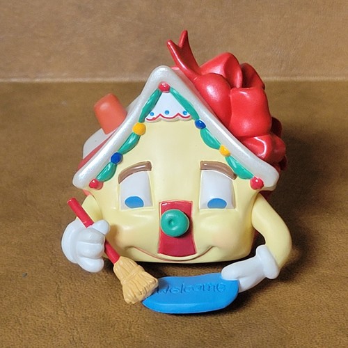 1995 New Home Hallmark Ornament Happy House Moving used w box creases see photos - Picture 3 of 8