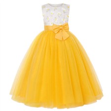 Girls Dress Party Dress for Girls Ankle Length Long Princess Dress Christmas