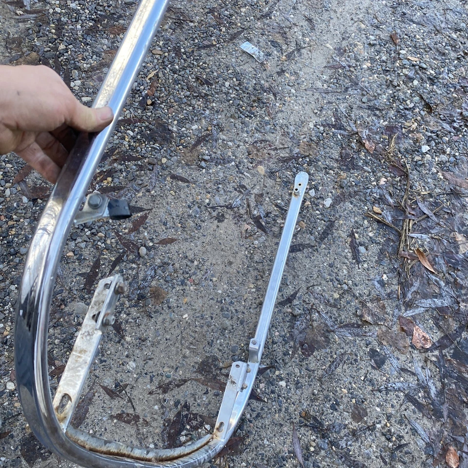 Para-choque dianteiro vintage John Deere 600 da década de 1970 300 para snowmobile? 400? 440 - Imagem 4 de 4