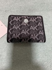 Anne Klein Logo Bifold Wallet Holds 6 Credit Cards 4 x 3 Inches New With Tags