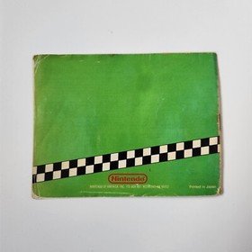 Nintendo NES R.C. Folleto manual de instrucciones RC PRO-AM