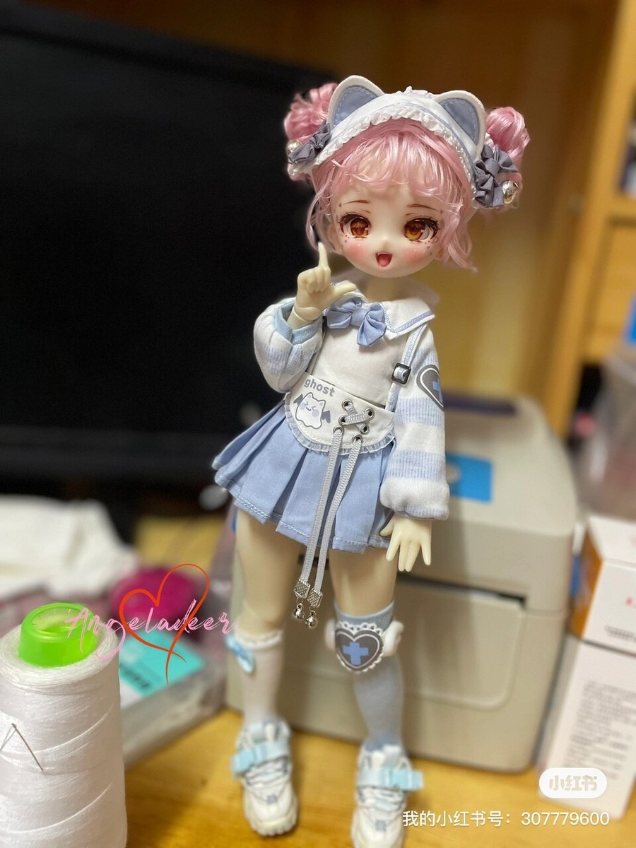 1/6yosd 1/4MSD Puyoo Shoushou BJD Outfit Clothes Blue Land