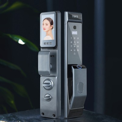 Tuya Smart Door Lock Wifi Digital Electronic Biometric Camera Fingerprint Peep