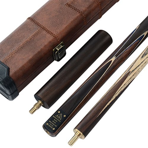 Classic Handmade 57"" Rosewood 3/4 Piece Snooker Cue and Cue Case