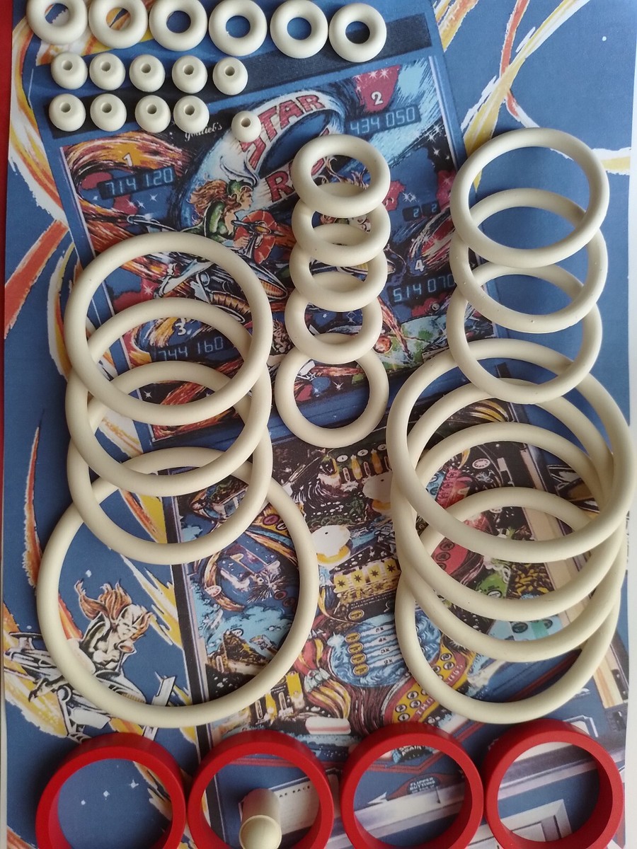 Kit élastiques Caoutchouc Pour Flipper Gottlieb Roller Coaster - Neuf - Pour Réparation Et Entretien