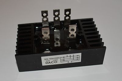 3Ph 100A 1200V 1200 volt SQL100A 3 Phase Diode Bridge  USA 
