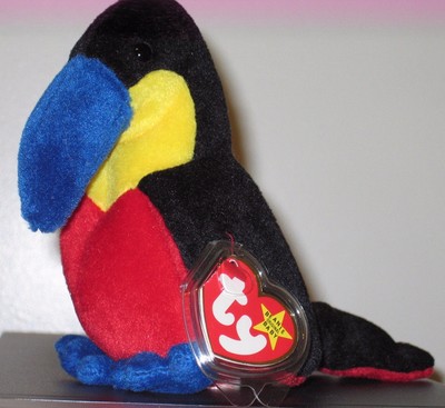 ty beanie baby kiwi toucan bird