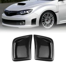 Carbon Fiber Front Bumper Air Duct Vent For Subaru STI WRX GRB Wagon 10th 08-14