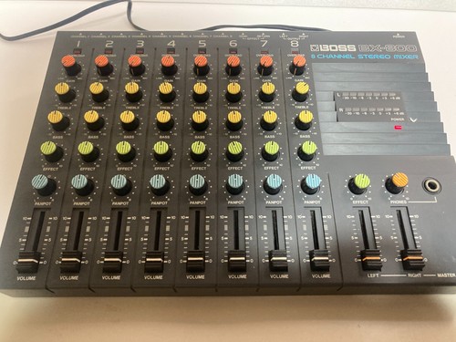 Boss BX-800 8 Channel Stereo Vintage Mixer Tested Work from Japan - Picture 3 of 13