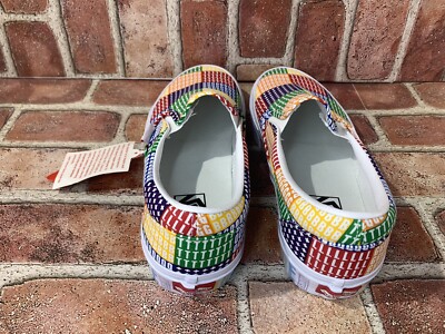 VANS Classic Slip On PRIDE LGBTQ+ Men Women Multicolor Rainbow Sz 8 VANS Classic Slip On PRIDE LGBTQ+ Men Women Multicolor  main image 3