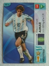 GOAAAL! 2006 FIFA World Cup Germany Panini - Pablo Cesar Aimar (Argentinia)