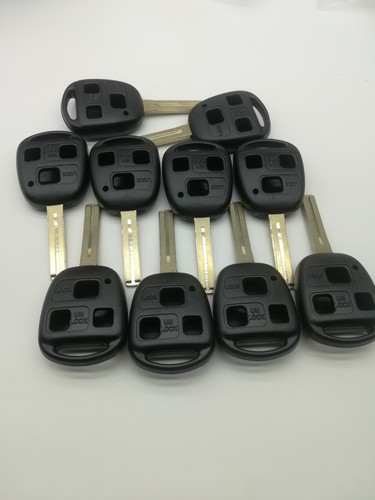 10*Key Shell for Lexus ES300 GS300 GS400 GS430 IS200 LS400 RX330 RX350 ...