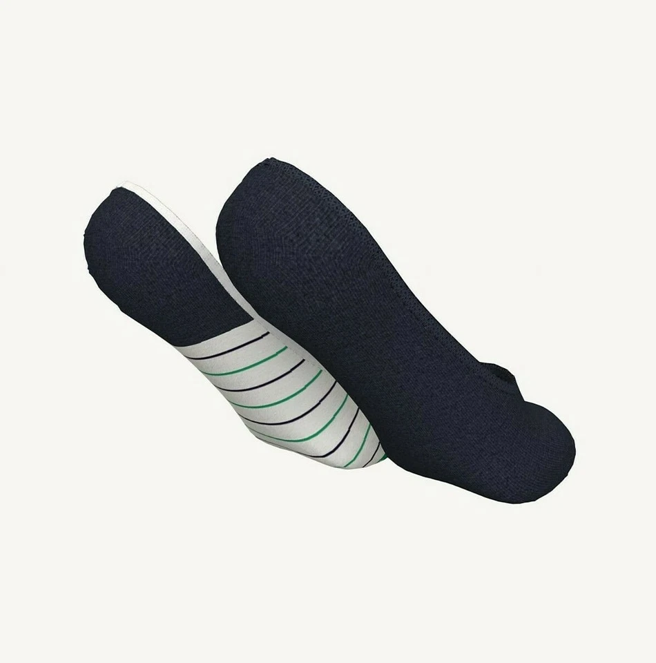 NUEVO CON ETIQUETAS Tommy Hilfiger Para mujeres Niñas Elástico Algodón No Show Calcetines Forros para Zapatos Paquete de 2 Foto 4 de 4