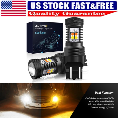7443 7440 7444NA LED Dual Color Switchback Amber White Turn Signal DRL 7443 7440 7444NA LED Dual Color Switchback Amber White Turn Signal DRL