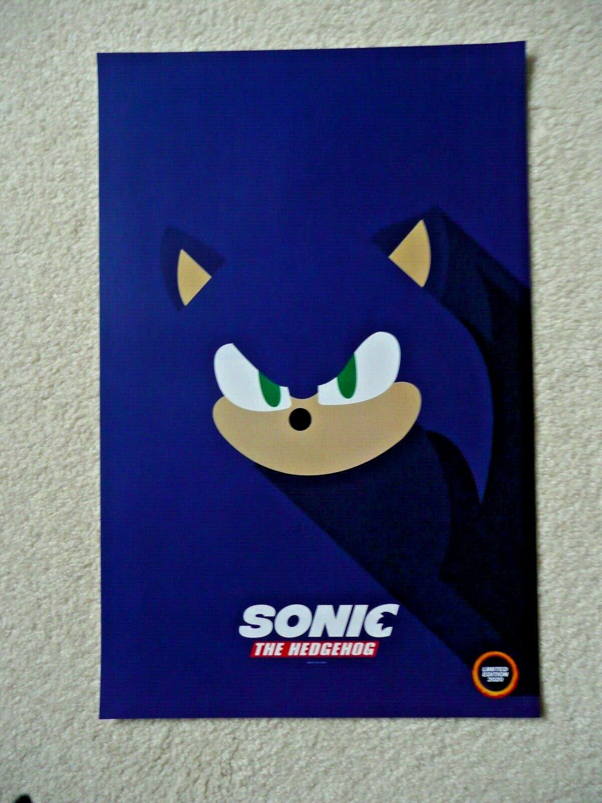 Sonic The Hedgehog Movie Limited Edition Poster 2020