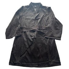 Frederick's of Hollywood Robe Womens Small Summer Lattice Lacing Robe Black S