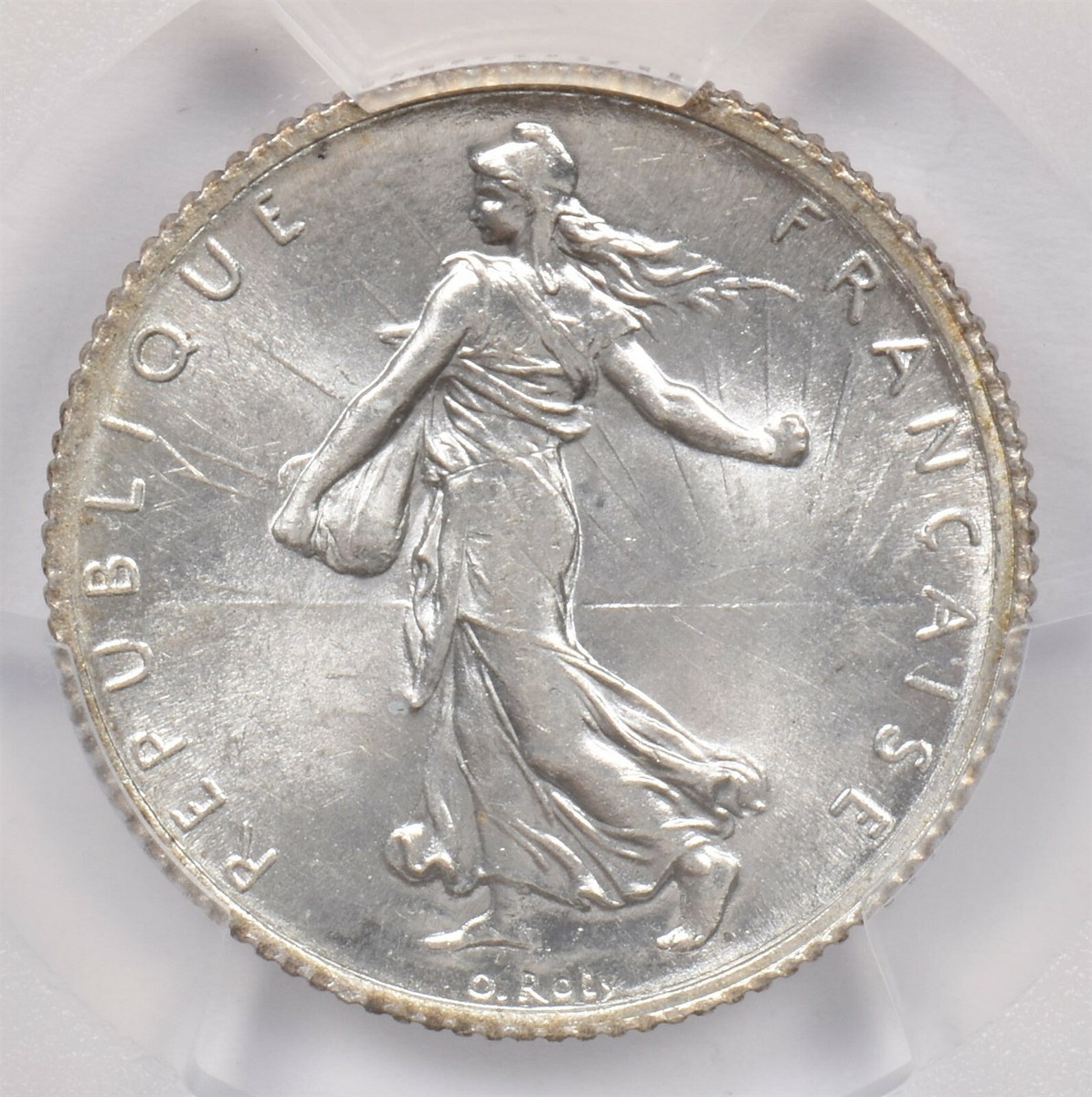 France 1920 Franc PCGS MS 64 rare condition Gad-467 Semeuse PC1219