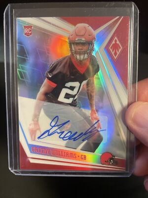 2019 Panini Phoenix Rookie Autographs Silver #141 Greedy Williams RC ...