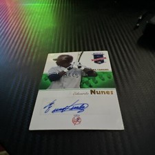 2008 TRISTAR PROjections-Green Reflectives Autos #122 Eduardo Nunez /50 (AU,RC)