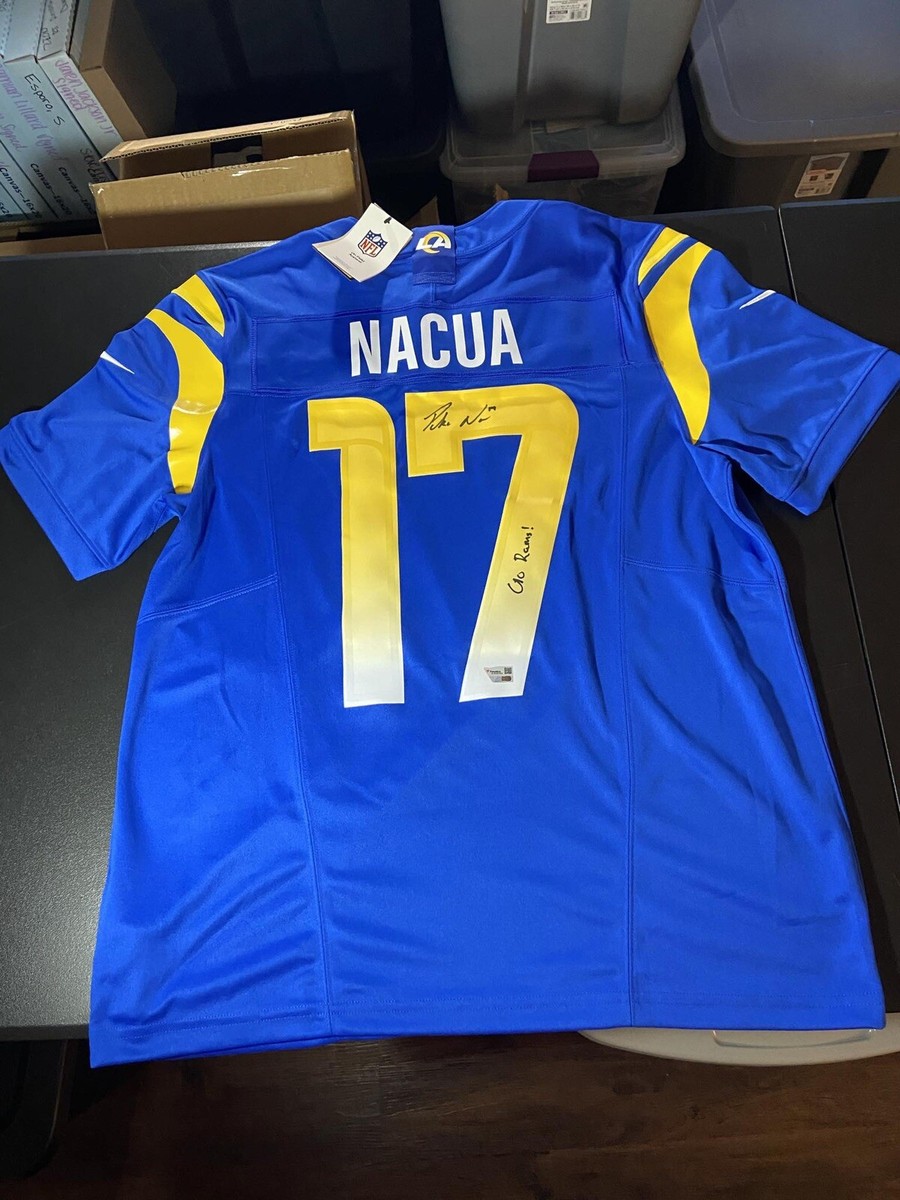【US限定】NIKE Los Angeles Rams Puka Nacua Game Jersey Men's Nike Puka Nacua Royal Los Angeles Rams Home Game Jersey