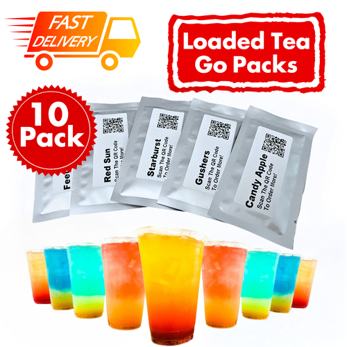 10 Loaded Tea To Go Packs Create Your Own Lit Mega Tea Bombs Clean