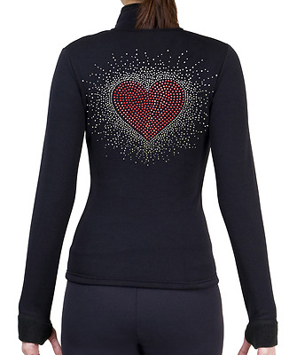Figure Skating Polartec Fleece Jacket Rhinestone JR41