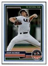 ADAM HACHMAN PRE-RC 2023 Panini Stars and Stripes #51 PRE-ROOKIE MLB  ID:64908