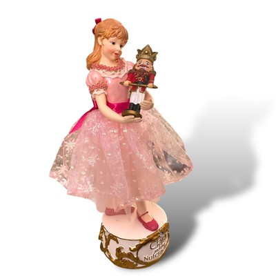 Kurt Adler Nutcracker Ballet Clara Musical Tabletop Decor Figurine Vintage 10''