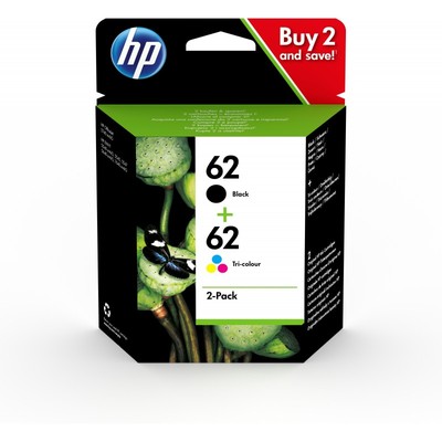HP Confezione Da 2 Cartucce Originali Di Inchiostro Nero/tricromia 62 | Cartucce, Toner E Consumabili In Offerta Su - Foto 3