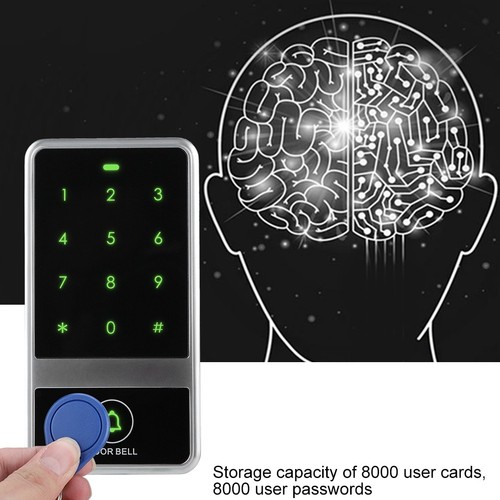 Ordinary Touch Keypad ID Card Reader Password Door Lock For Access Control Sy CB - Afbeelding 2 van 14
