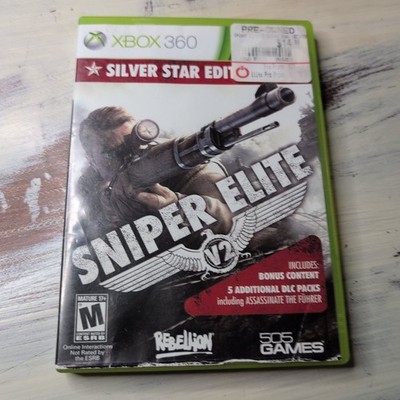 Sniper Elite V2 - Silver Star Edition (Xbox 360 2012) CIB Complete Scratched