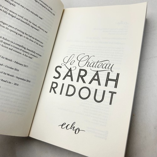 Le Chateau by Sarah Ridout Romantic Mystery Gothic Suspense Novel - Picture 6 of 12