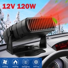 12V120W Car Heater Heating Fan Defroster Demister Plug in Cigarette Lighter A 