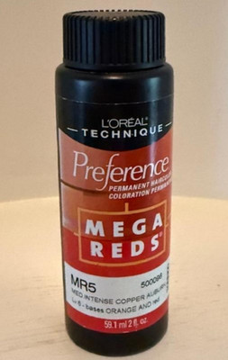 Loreal Preference Mega Reds MR5 Med Intense Copper Auburn   2 oz   Fast
