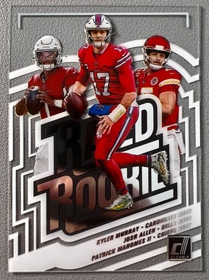 Murray Allen Mahomes 2022 Panini Clearly Donruss Football Rated Rookie #RS-4 SSP