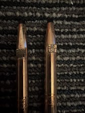 Vintage Cross 1/20 14K Gold Filled Pen Pencil Set Boxed McGraw-Hill Clipless