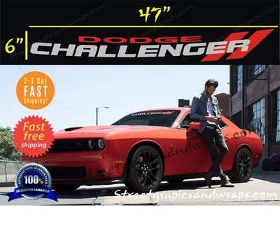 CHALLENGER UNIVERSAL sport car Vinyl Decal Stickers graphics  MADE IN USA