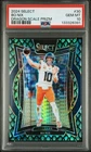 2024 PANINI SELECT DRAGON SCALE PRIZM #221 BO NIX ROOKIE RC /81 PSA 10