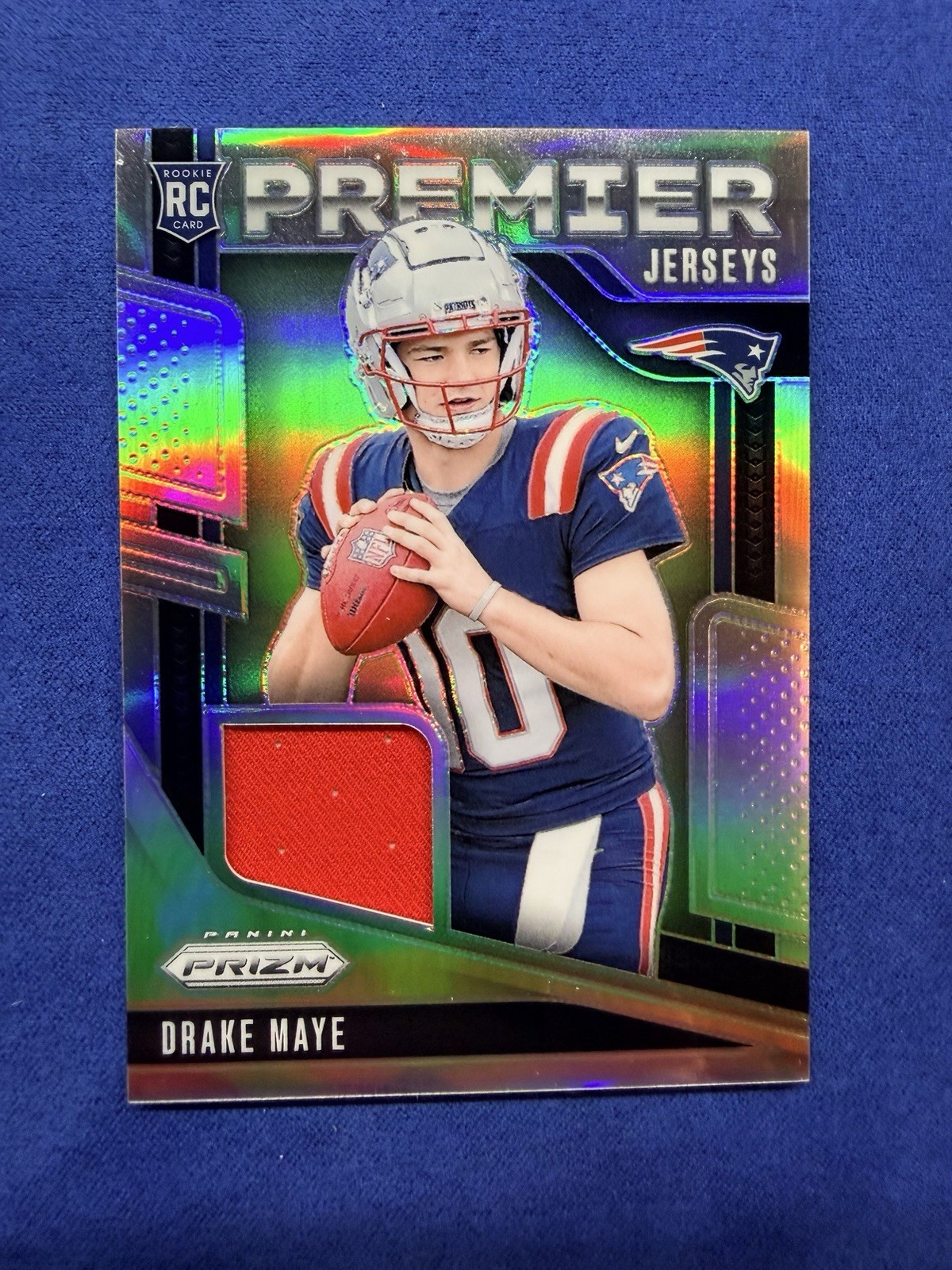 2024 Panini Prizm - Premier Jerseys Drake Maye #PJ-DME (MEM, RC)