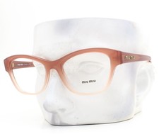 Miu Miu Eyeglasses Glasses VMU 08T 06T-1O1 Blush Pink Gradient 52mm w/case