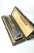 Vintage Hohner 64 Chromonica harmonica original box CHROMATIC OCTAVES PRO