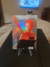 2015 Star Wars Journey to The Force Awakens Card Silhouette Foil F-1 Rey