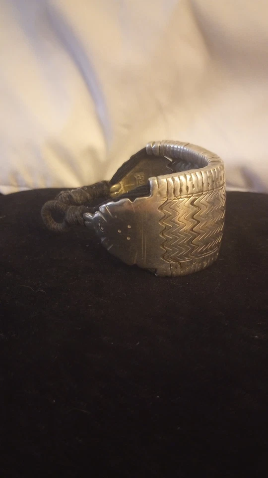 Rajasthan Silver Bazuband Bracelet Hand Crafted - Image 4 of 4