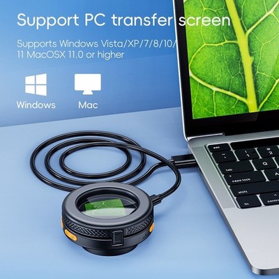 Sturdy Lightweight Multifunctional Microscope (with Type-C Data Cable + Lanyard)