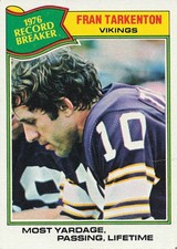 1977 Topps - Record Breaker Fran Tarkenton #454