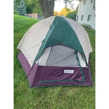 Ten Peaks Tent 2 Person burgundy Green Cream Read