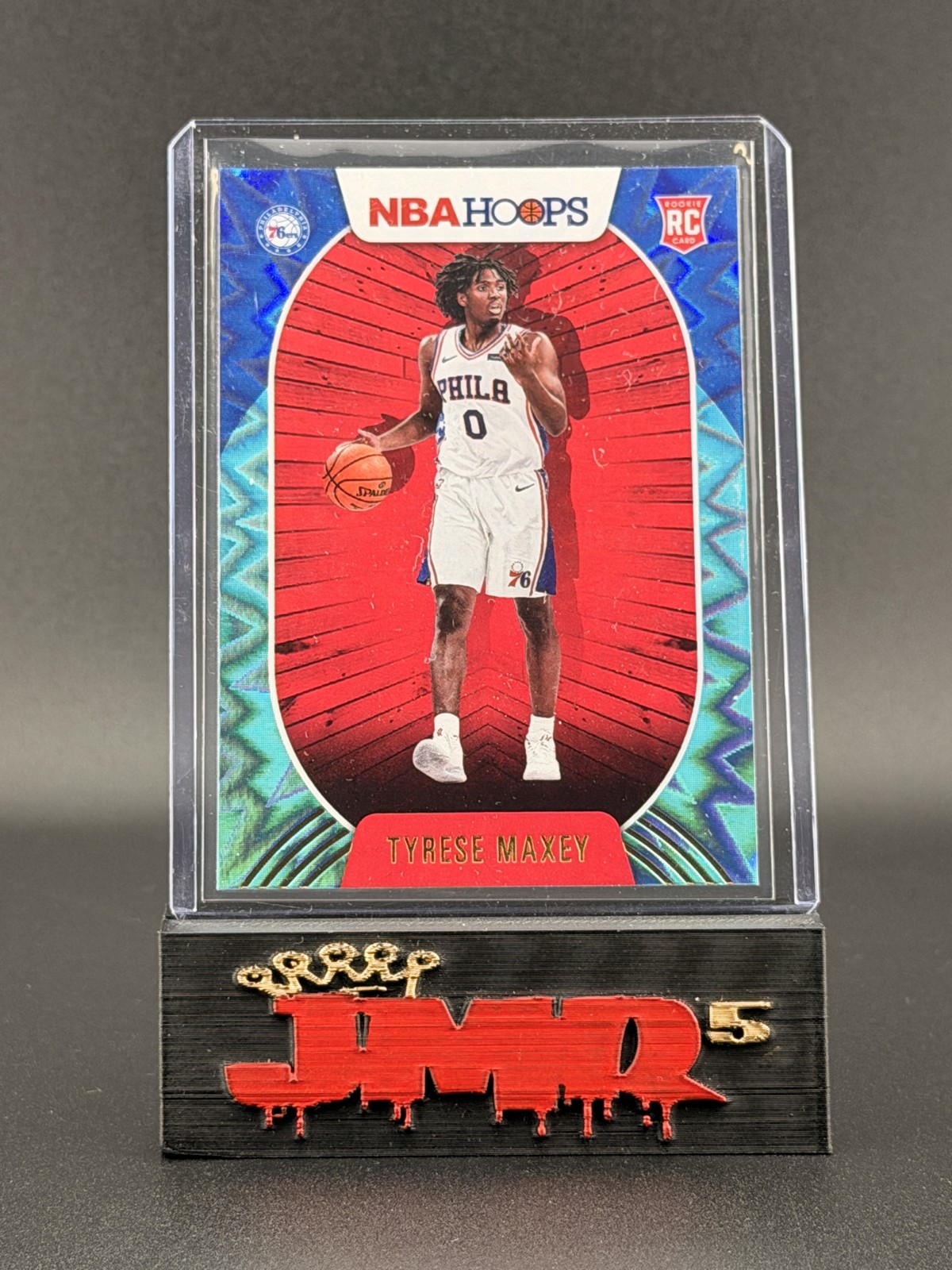 2020-21 Panini NBA Hoops - Tyrese Maxey #207 Teal Explosion (RC)