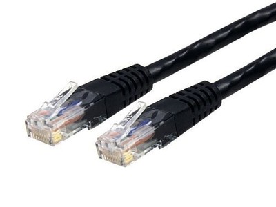 Startech 8 Ft Black Molded Cat6 Utp Patch Cable - Etl Verified - Category 6 - 8